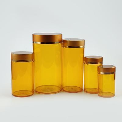 China High Quality Wide Mouth 100ml Medicine PETG Pill Bottle 100ml Cosmetic Plastic Cream Jar for sale