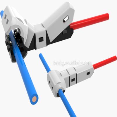 China 2014 PC New Type Quick Connect Push Clamp Solderless Wire Connectors for sale