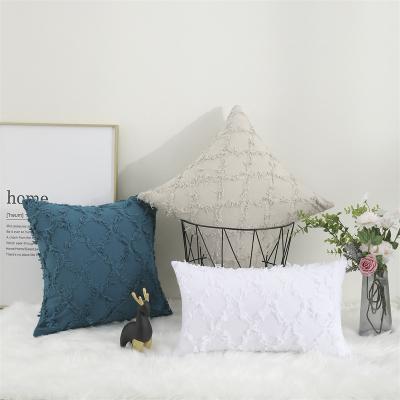 China New Color Anti-static Cotton Moroccan Fabric Sofa Pillowcase Cushion Cover Washable Cut Flower Pillowcase Lantern for sale