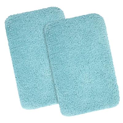 China Non Slip Covers Set 2 Pieces, Soft Non Slip And Absorbent Microfiber, Machine Wash Dry, Bath Mat For Bathroom Floor for sale