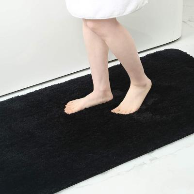 China Shaggy Soft Non Slip Microfiber and Absorbent Bathroom Blankets, Non Slip, Thick Plush, Machine Washable Bath Mat for sale