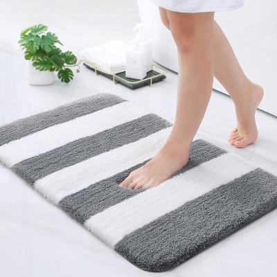 China Non-slip Fluffy Soft Absorbent Microfiber Bathroom Blanket, Non-slip And Thick Plush Bathroom Mat, Machine Washable Dry Clean for sale