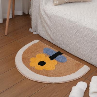 China Amazon Washable Best Selling Washable Cartoon Bathroom Floor Non-Slip Furry Mat for sale