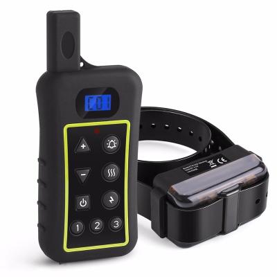 China 3/4 Mile Bark Collar Dog Training Perimeter Collar Viable Remote Anti Shock Automatic Perros d'adiestramiento 3 receptores in Spanish for sale