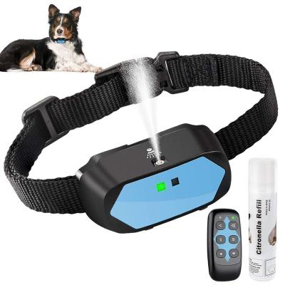 China General Styles Amazon 2022 Pet Products Dog Device Barking Trainer Anti Training Collar Remote Waterproof Rechargeable Spray For Dogs for sale