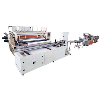 China factory toilet paper tissue paper roll production machinery with factory price for sale