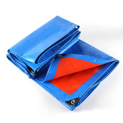 China Blue Wind Proof PE Tarpaulin Sheet / Roll Used For Grain And Cotton Covers for sale