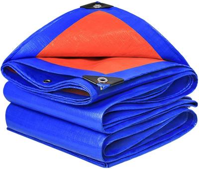 China PE Tarpaulin Blanket Blue / Orange Blanket 4x5m for sale