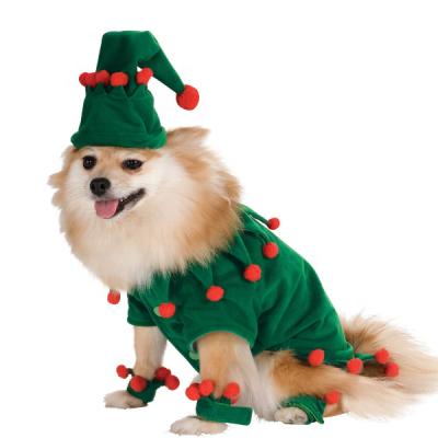 China Stocked Elf Pet Costume for Christmas for sale