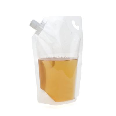 China Stocked Plastic Liquor Pouches Drinking Flasks 32oz 16oz 8oz And More for sale