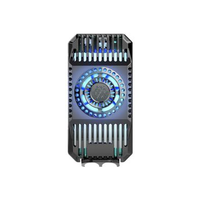 China PORTABLE High End Promotional Wholesale Unique Design Metal Al+ABS Mobile Phone Gaming Mobile Phone Cooler for sale