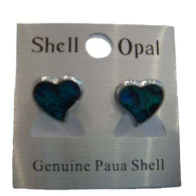 China CLASSIC Heart Stud Earrings Sea Shell Heart Shape Earring Love Stud Earrings For Girls for sale