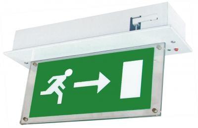 China LED recessed emergency exit light for sale