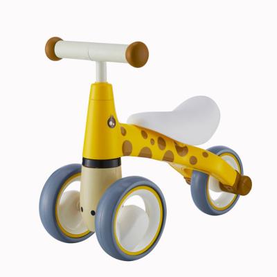 China Popular Silent Wheels Non Pedal Walker Bike Riding Without Pedal Toy Adjustable Toddler 3 Wheels Baby Bicycle For Toddlers for sale