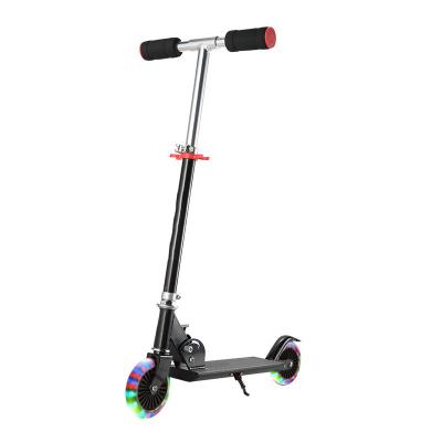 China High Precision Steel Foldable Wide Speed ​​Rear Brake Platform 2 Wheel Elasticity Balance Skating Scooter for sale