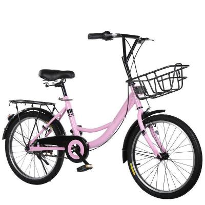 China 20 Inch Steel Wheel Bikes 18 Speed ​​Front Rear V-Brake MTB Mountain City Bike Boy's Student Bicycle for sale