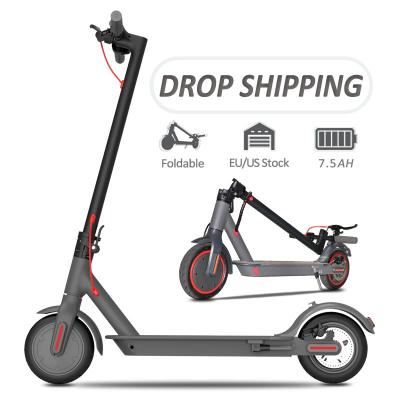 China Wholesale APP EU Warehouse/waterproof IPX4 Dropship China 350W UK USA Folding 2 Two Wheel Adult Foldable Fast Electric Scooter for sale