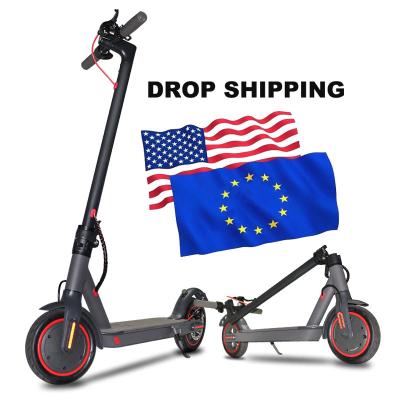 China APP Warehouse Dropshipping Escooter Fold E-scooter Patinete Electrico Scooter/waterproof IPX4 Europe USA for sale