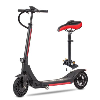 China Largest Supplier 10Inch Unisex Foldable Adult Electric Scooter Escooter Powerful Fast Electric Scooter With Seat for sale