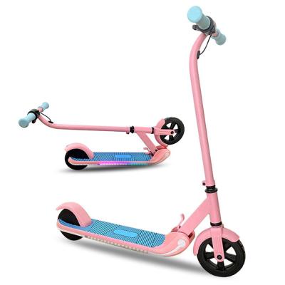 China Factory Wholesale Foldable Children Flashing Light Portable Folding Electric Scooter Children Play 2 Wheel Electric Child Scooter for sale