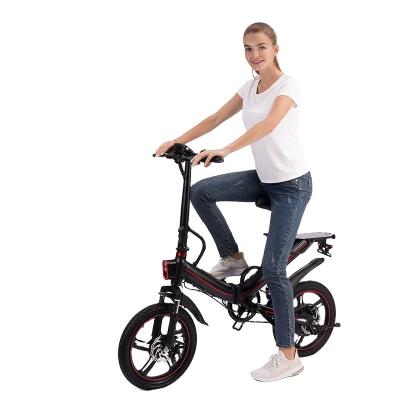 China City Folding Ebike Long Range Electric Bicycle 40Km Bicletas Electrica Dongguan Electric Bike Adult for sale