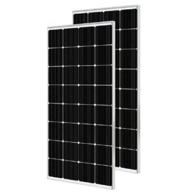 China Outdoor camping 100W solar panel system transparent monocrystalline photovoltaic module solar cells single cut with double glass for sale for sale