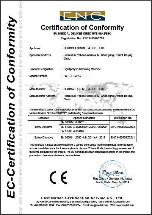 CE - Beijing Forimi S & T Co, Ltd