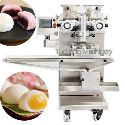 China Safety factory price automatic ice cream mochi maker mochi ice cream encrusting machine for sale