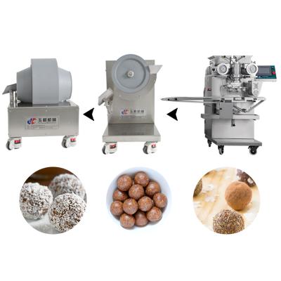 China Safety Customized Encrusting Rounding Protein Date Energy Ball Machine Production Line For Food Factory for sale