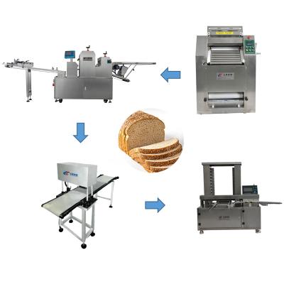 China Snack Factory Hot Sale Industrial Automatic Toast Making Machine French Bread Production Line for sale