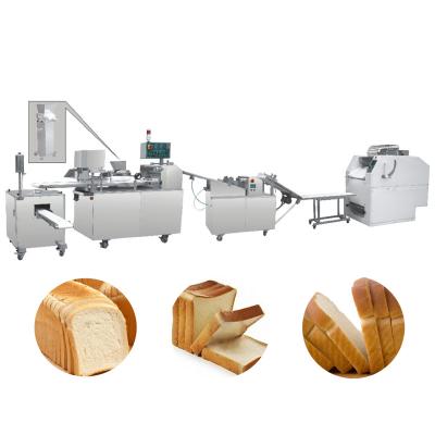 China Snack factory the latest style commercial toast bread making machine for sale for sale