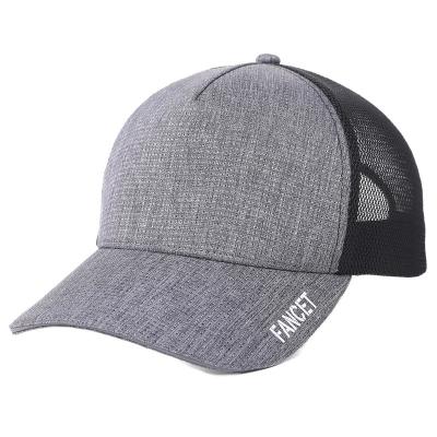 China Wholesale Dropshipping Cotton Polyester 5 Panel JOINT Mesh Baseball Trucker Hat Caps for sale