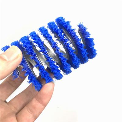 China Eco - Friendly Nylon Bristle Outside Spring Brush Open Wound Spiral Brush for sale