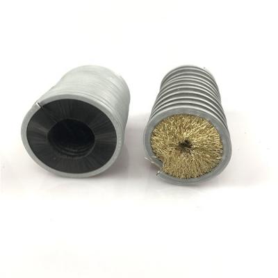 China POLISHING Steel Wire Rope Cleaning Brush Coil Spring Spiral Brush For Deburring for sale