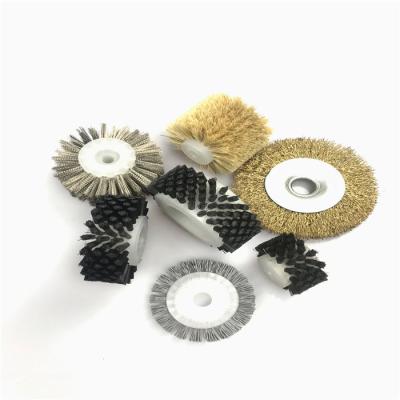 China Circular Wheel Brush Wheel Steel Brush Wheel Cleaning / Polishing Brushes for sale