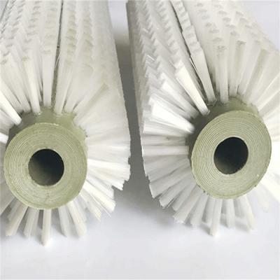 China Cylindrical Cylinder Brush Custom Cleaning / Polishing / Deburring Roller Brush for sale