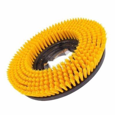 China Cleaning But Scratching JL Supply Floor Mat Road Scrubber Sweeper Cleaning Brush With Pad Round Disc for sale