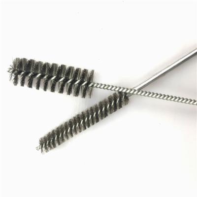 China Cleanging factory direct supply industrial tube brush stainless steel tube brush steel wire pipe cleaning brush for sale