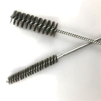 China Factory Directly Stainless Steel Pipe Brush Tube Brush Stainless Steel Pipe Cleaning Brush for sale