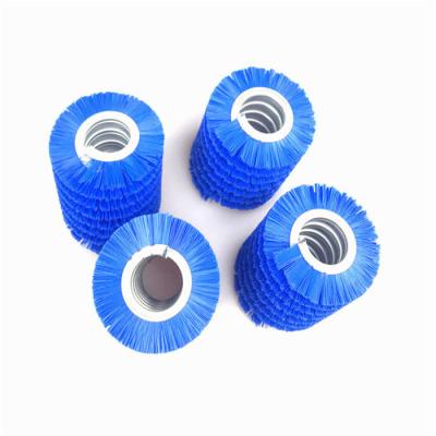 China Industrial Round Nylon Bristle Spring Brushes Eco - Friendly for sale