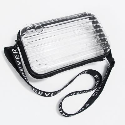 China Lady Guangzhou Produces High Quality PP Material Clear Zipper Cosmetic Storage Case for sale