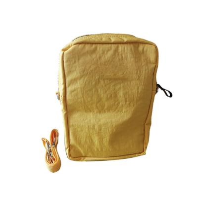 China Microorganism Resistant Customized Yellow Vertical Polyester Other Messenger Gift Purses And Handbags With Logo for sale