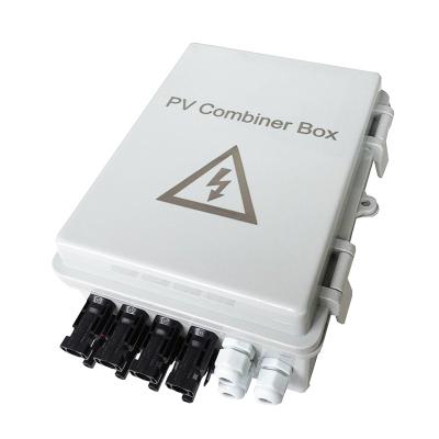 China PV Row Combiner Box 500V 4 Strings In 1 Outlet Solar Panel Junction Distribution Box Cx-scb-04s for sale