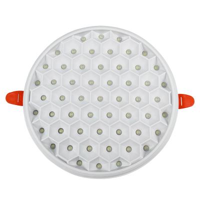 China New Design TDC AC 85-265V Honeycomb 2022 Warm White Panel Light Selectable 9W PC Material For Indoor for sale