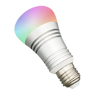 China Factory Residential RGB 7W Smart Light Bulbs Plastic Aluminum Gold Or Silver Led Light Bulbs With Google Or Alexa Control for sale