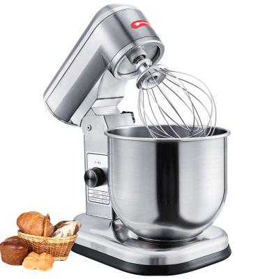 China Commercial RV Stainless Steel Bakery Equipment 7L Egg Cream Mixer Cake Mixer for sale