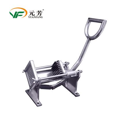 China Easy Operation Stainless Steel Potato Chips Cutter Manual French Fries Cut Chopper Machine Cutting Machine Vegetable 4 Blade Molds for sale