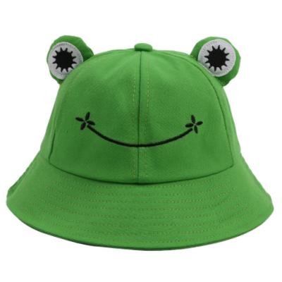 China Spring And Autumn Female Frog Fisherman Korean Large Version Soft Cute Sun Hat Eye Basin Casual Hat for sale