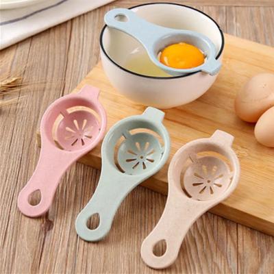 China Sustainable Egg Filter Cooking Instruments Household Durable Colorful Plastic Egg Yolk Separator Tools Kitchen Instruments for sale