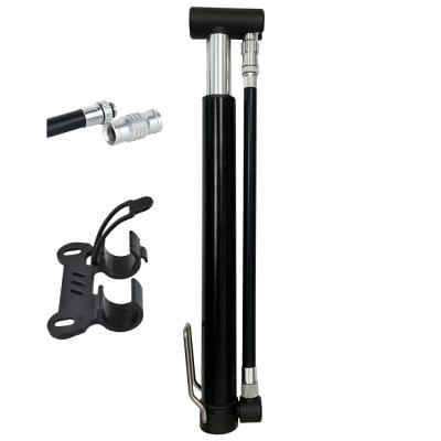 China Aluminum / Alloy Bicycle Tire Repair Tools High Capacity Portable Bike Mini Floor Pump Pro for sale